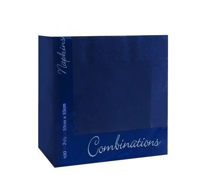COMBINATION NAVY NAPKIN 2 PLY 40CM 100PK - Kashmir Watan Foodstores