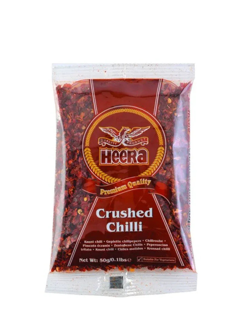 HEERA CRUSHED CHILLI 50G - Kashmir Watan Foodstores