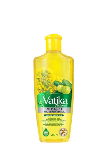 DABUR VATIKA MUSTARD OIL MULTIVITAMIN 200ml - Kashmir Watan Foodstores