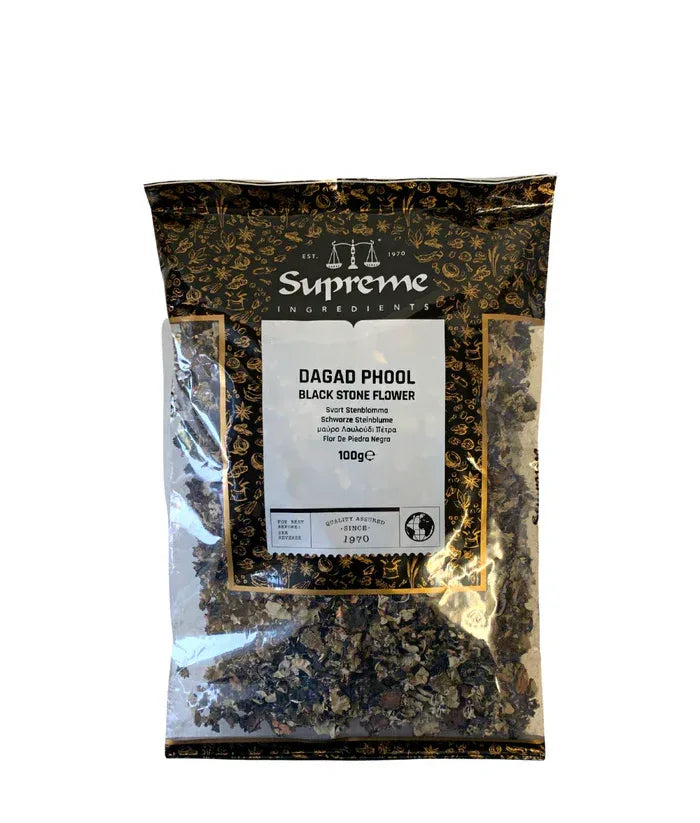 SQ DAGAD PHOL BLACK STONE FLOWER 100G - Kashmir Watan Foodstores