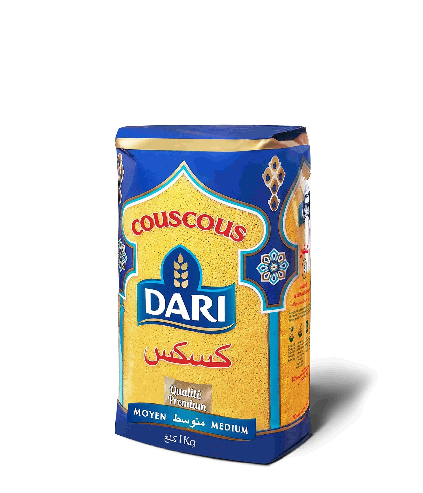 DARI COUSCOUS MEDIUM 1KG - Kashmir Watan Foodstores