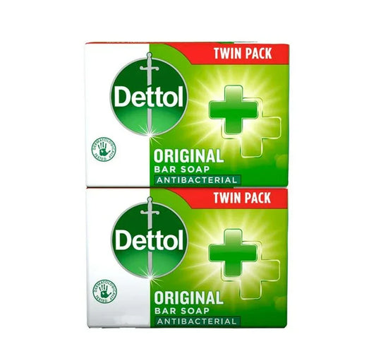 DETTOL SOAP BAR ANTIBACTERIAL 2X100G - Kashmir Watan Foodstores