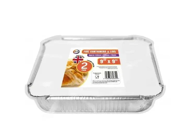 DID 9x9 FOIL CONTAINER 2PK - Kashmir Watan Foodstores