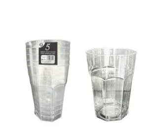 DID CRYSTAL CLEAR DRINKING CUPS 5PK - Kashmir Watan Foodstores