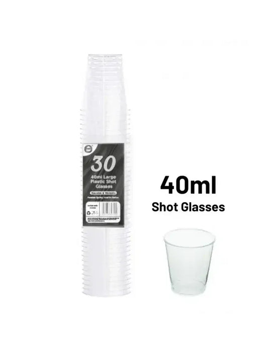 DID SHOT GLASS 40ML 30PK - Kashmir Watan Foodstores