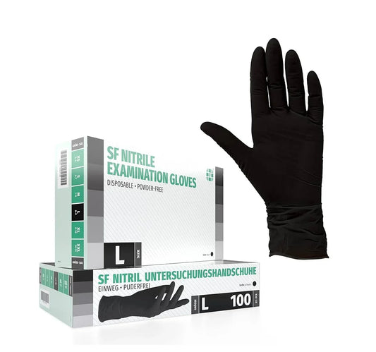 DISPOSABLE NITRILE GLOVES BOX L - Kashmir Watan Foodstores