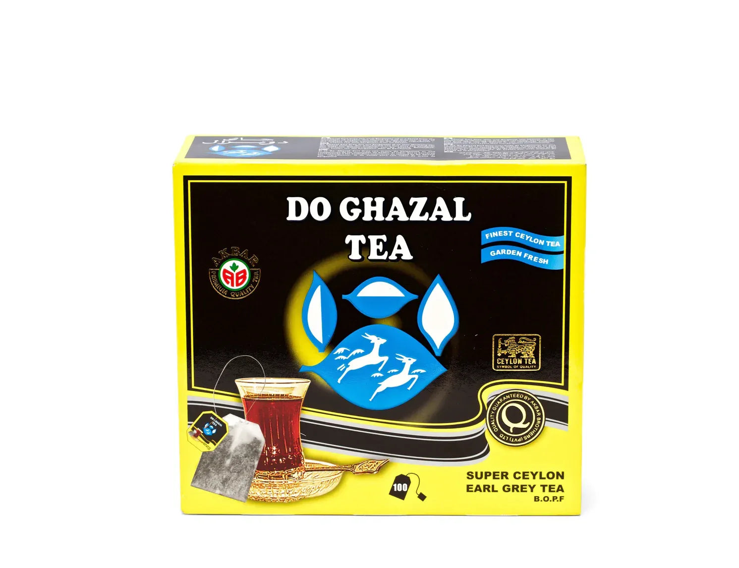 DO GHAZAL EARL GREY TEA 100 BAGS - Kashmir Watan Foodstores