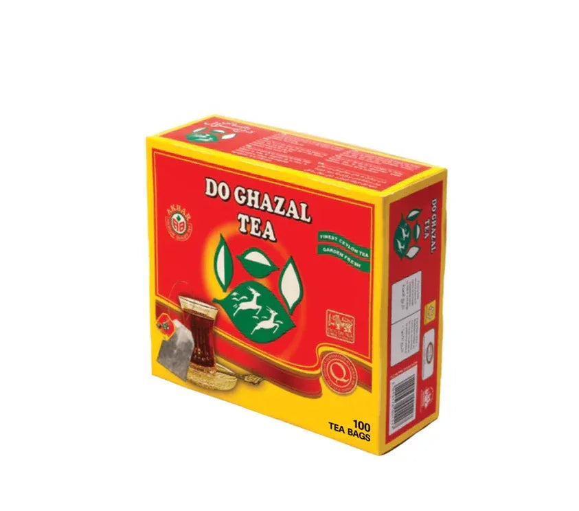 DO GHAZAL RED PURE CEYLON TEA 100PCS 200G - Kashmir Watan Foodstores