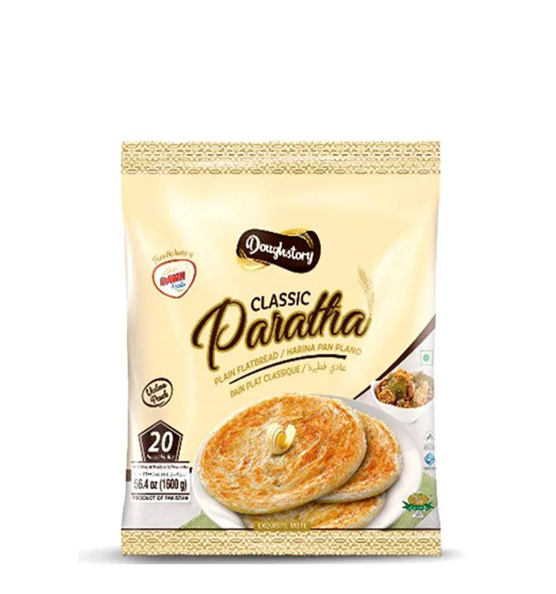 DOUGHSTORY CLASSIC PARATHA 1.6KG - Kashmir Watan Foodstores
