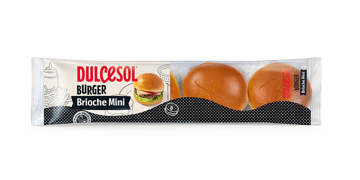 DULCESOL BRIOCHE BURGER MINI BUNS 8PK