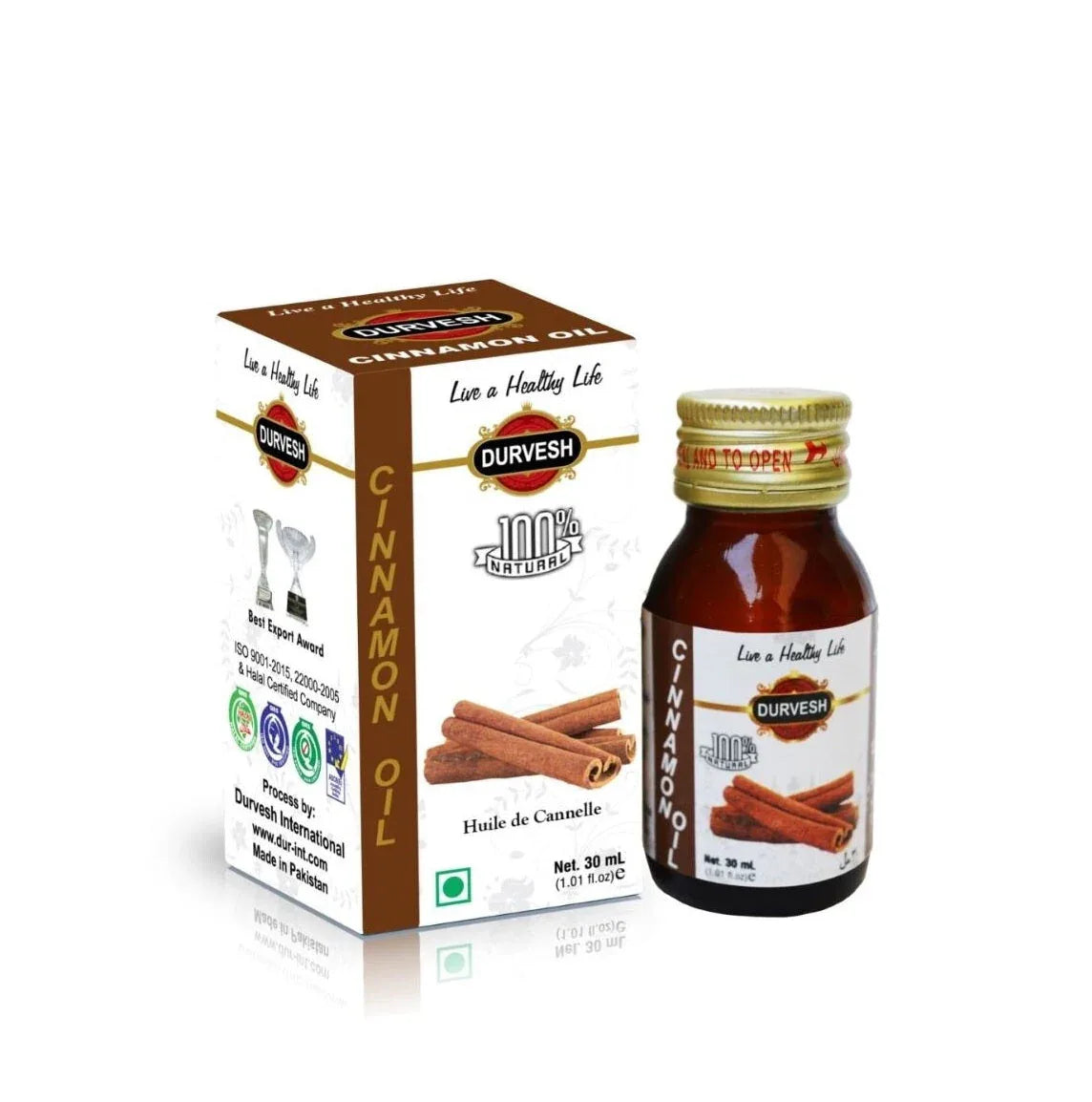 DURVESH CINNAMON OIL 30ML - Kashmir Watan Foodstores