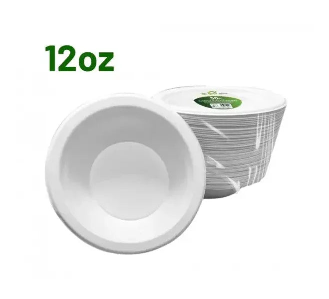 EAZI-PAK 12OZ BOWL BAGASSE 50PCS - Kashmir Watan Foodstores
