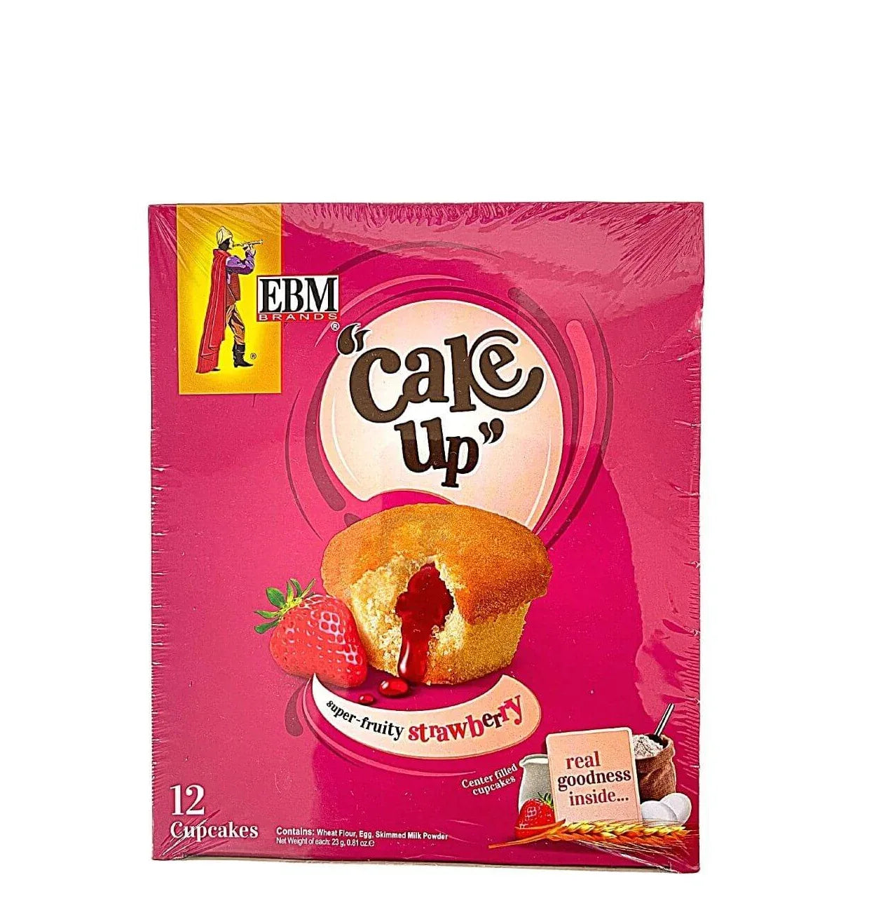 EBM CAKE UP 12 CUPCAKES STRAWBERRY - Kashmir Watan Foodstores