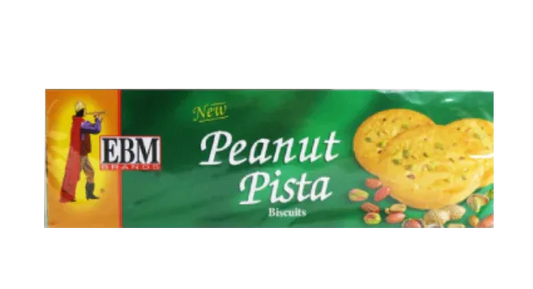 EBM PEANUT PISTA BISCUITS 118G - Kashmir Watan Foodstores