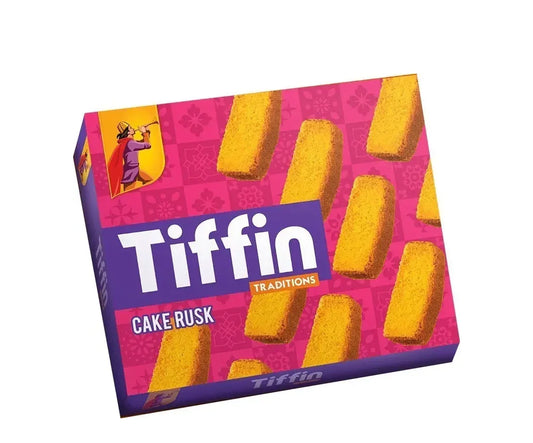 TIFFIN TRADITIONAL CAKE RUSK 16PCS - Kashmir Watan Foodstores