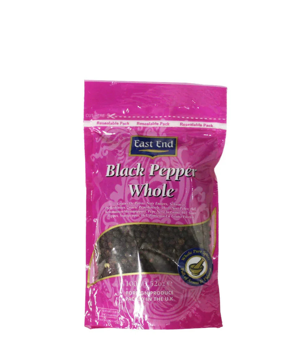 EE BLACK PEPPER WHOLE 100G - Kashmir Watan Foodstores