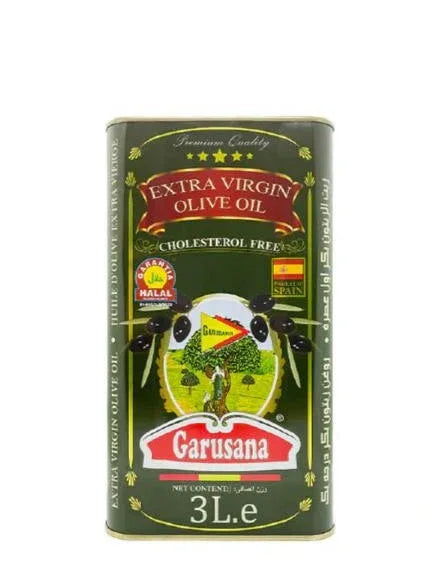 GARUSANA X VIRGIN OLIVE OIL 3LTR TIN - Kashmir Watan Foodstores