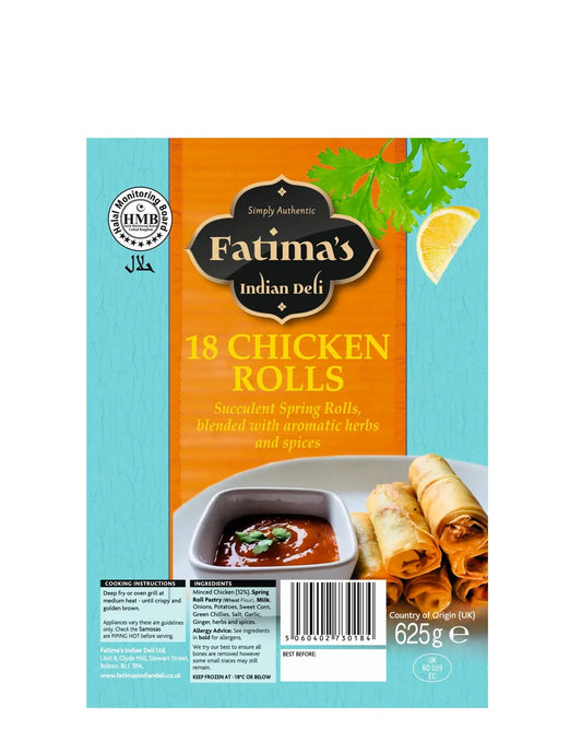 FATIMA'S CHICKEN ROLL 18PK - Kashmir Watan Foodstores