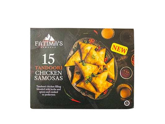 FATIMA'S TANDOORI CHICKEN SAMOSA 15PK - Kashmir Watan Foodstores