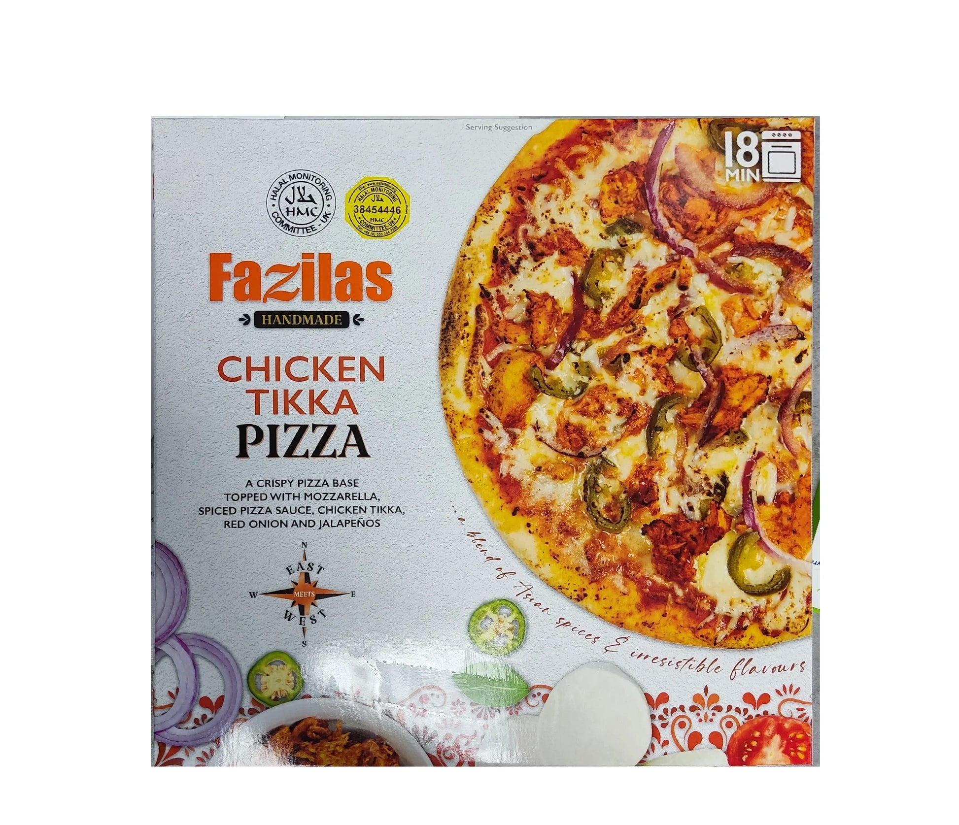 FAZILAS CHICKEN TIKKA PIZZA 400G 10'' - Kashmir Watan Foodstores