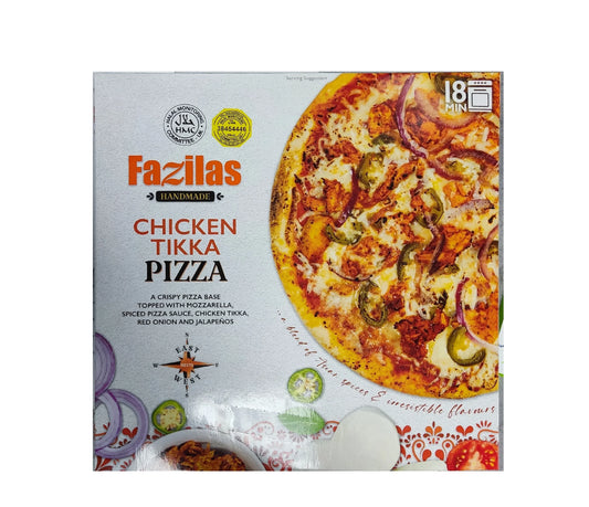 FAZILAS CHICKEN TIKKA PIZZA 400G 10'' - Kashmir Watan Foodstores