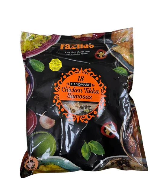 FAZILAS CHICKEN TIKKA SAMOSA 18PK - Kashmir Watan Foodstores