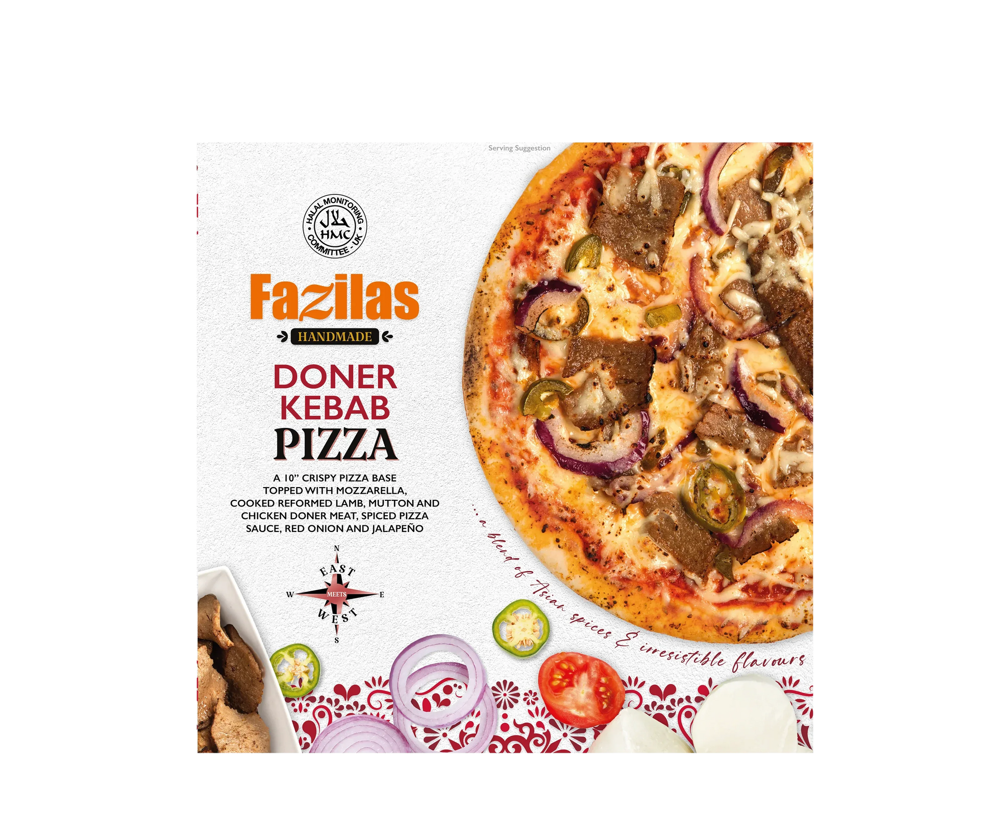 FAZILAS DONER MEAT PIZZA HALAL 400G - Kashmir Watan Foodstores
