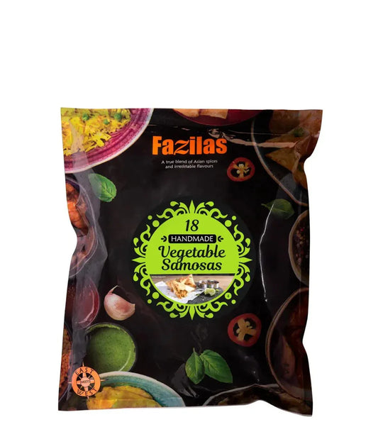 FAZILAS H/M VEG SAMOSA 18PK - Kashmir Watan Foodstores
