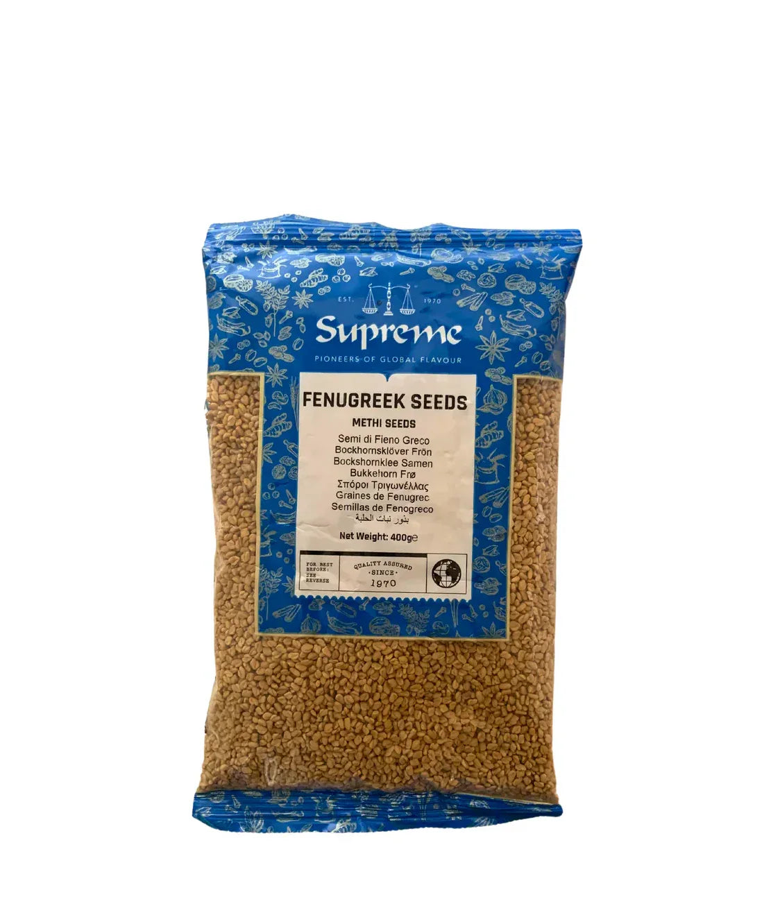 SQ FENUGREEK METHI SEEDS 400G - Kashmir Watan Foodstores