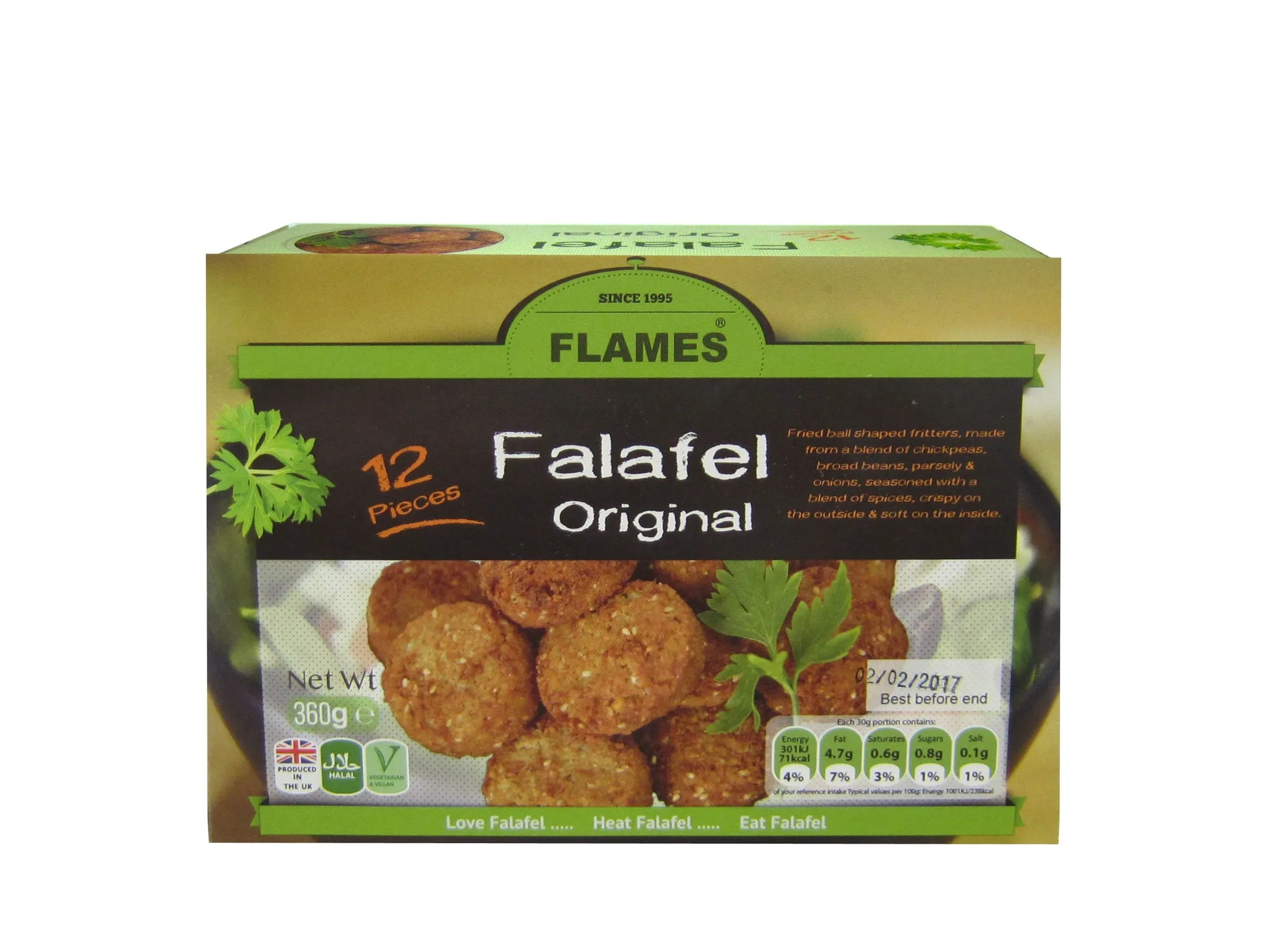 FLAMES FALAFEL 12x12 - Kashmir Watan Foodstores