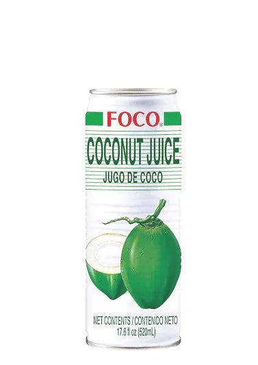 FOCO COCONUT JUICE W/PULP 12X520ML CASE - Kashmir Watan Foodstores