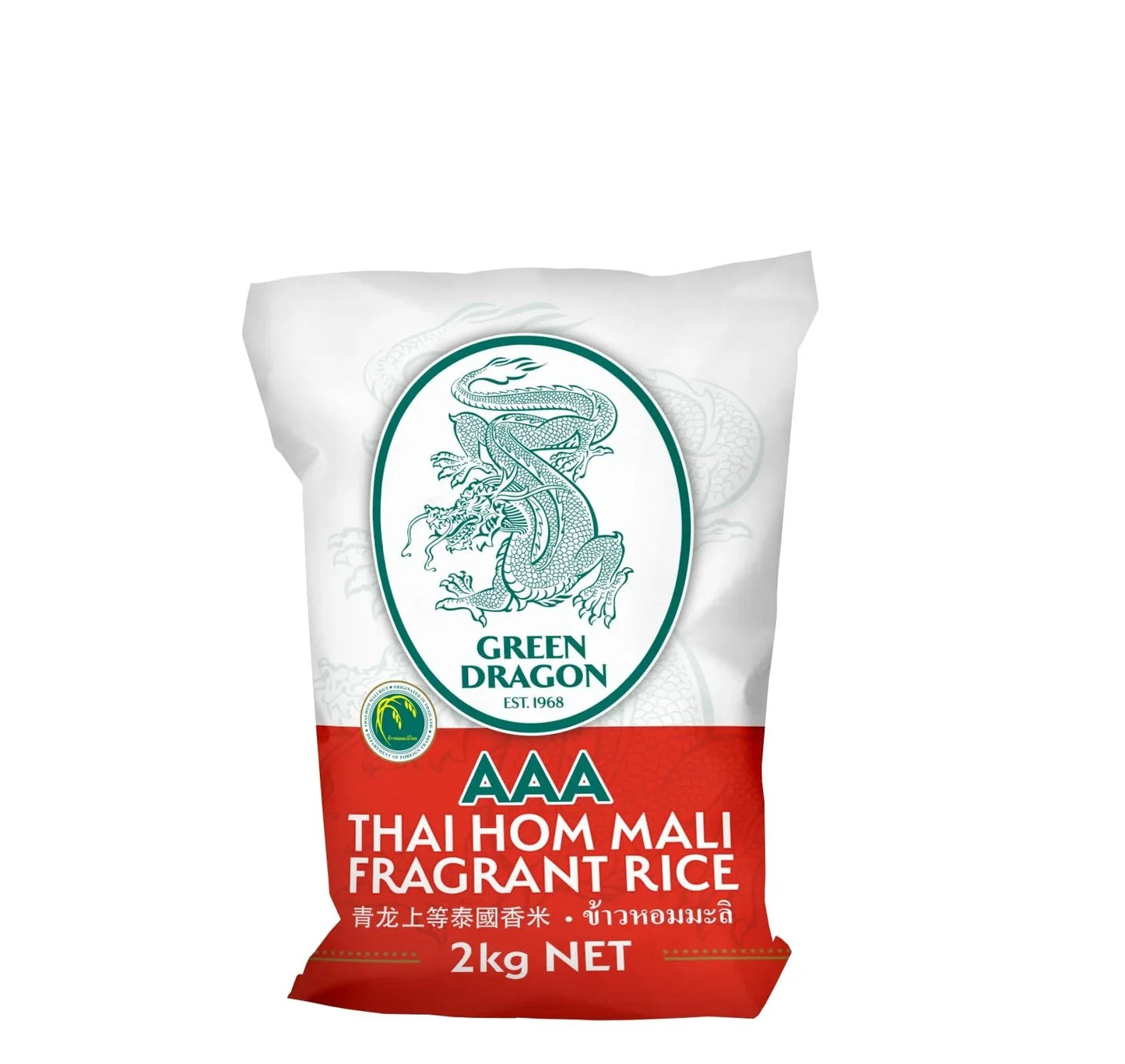 GREEN DRAGON FRAGRANT RICE 2KG - Kashmir Watan Foodstores