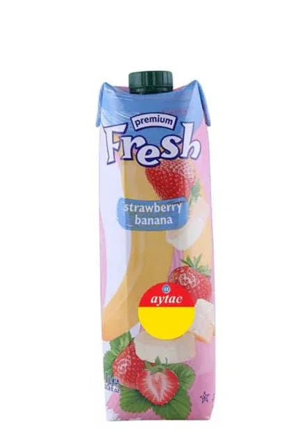 FRESH STRAWBERRY-BANANA JUICE 1 L - Kashmir Watan Foodstores