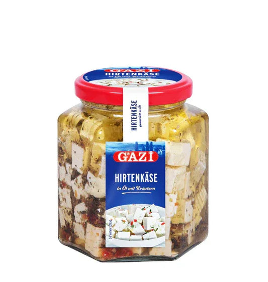 GAZI SALAD CHEESE WITH OIL & HERBS 375G - Kashmir Watan Foodstores