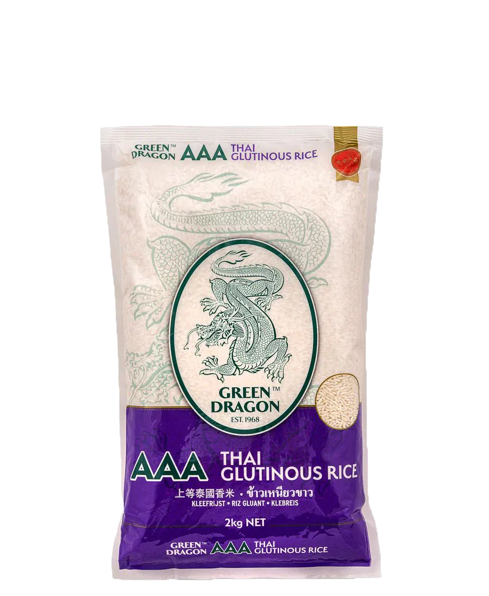 GREEN DRAGON THAI GLUTINOUS RICE 2KG - Kashmir Watan Foodstores