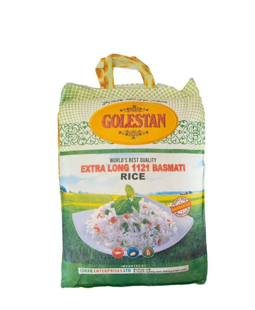 GOLESTAN BASMATE 1121 10KG - Kashmir Watan Foodstores