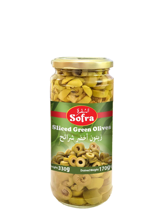 SOFRA SLICE G/OLIVE 330G PM£1.59- - Kashmir Watan Foodstores