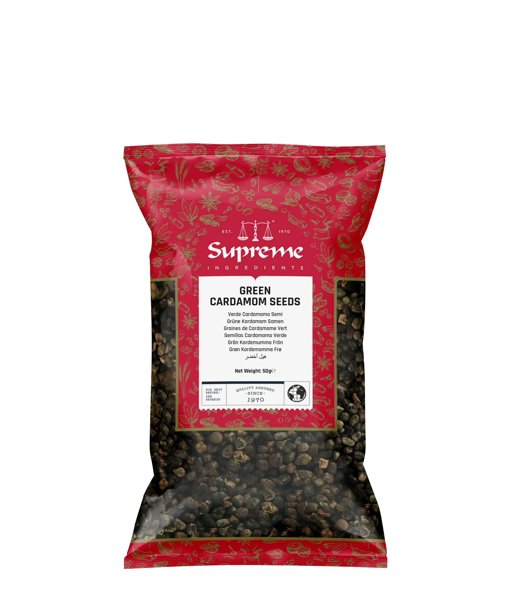 GREEN CARDAMOM SEEDS 50G (SUPREME QUALITY) - Kashmir Watan Foodstores