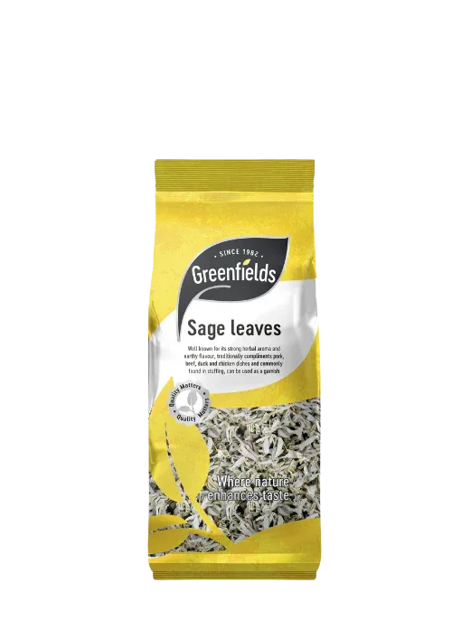 SAGE LEAVES 40G (GREENFIELDS) - Kashmir Watan Foodstores