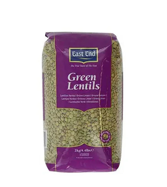 EE GREEN LENTILS 2KG - Kashmir Watan Foodstores