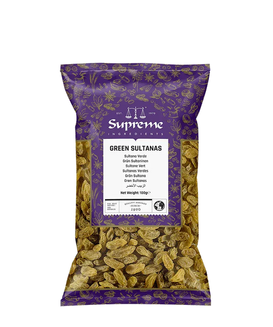 SQ GREEN SULTANA 100G - Kashmir Watan Foodstores