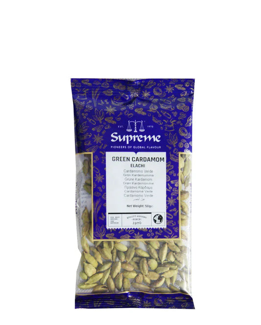 SQ GREEN WHOLE CARDAMOM 50G - Kashmir Watan Foodstores