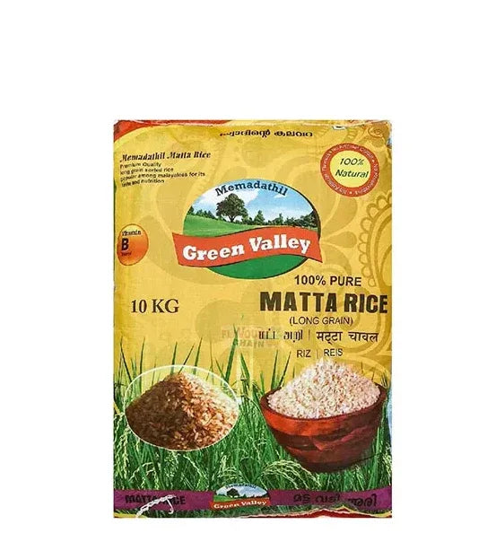 GREEN VALLEY MATTA L/GRAIN RICE 10KG - Kashmir Watan Foodstores