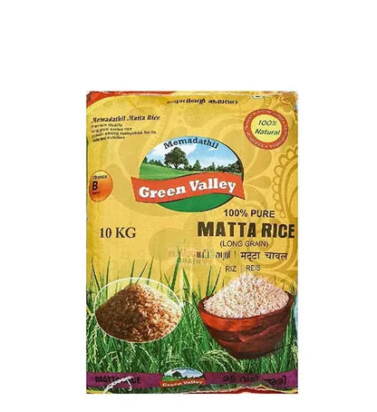 GREEN VALLEY MATTA L/GRAIN RICE 10KG - Kashmir Watan Foodstores
