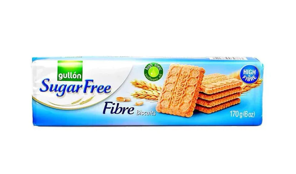 GULLON SUGAR FREE FIBRE BISCUITS 170G - Kashmir Watan Foodstores