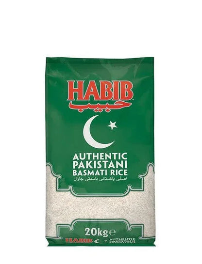 HABIB BASMATI RICE 20KG - Kashmir Watan Foodstores