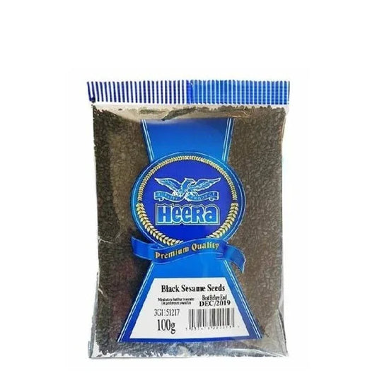 HEERA BLACK SESAME SEEDS 100G - Kashmir Watan Foodstores