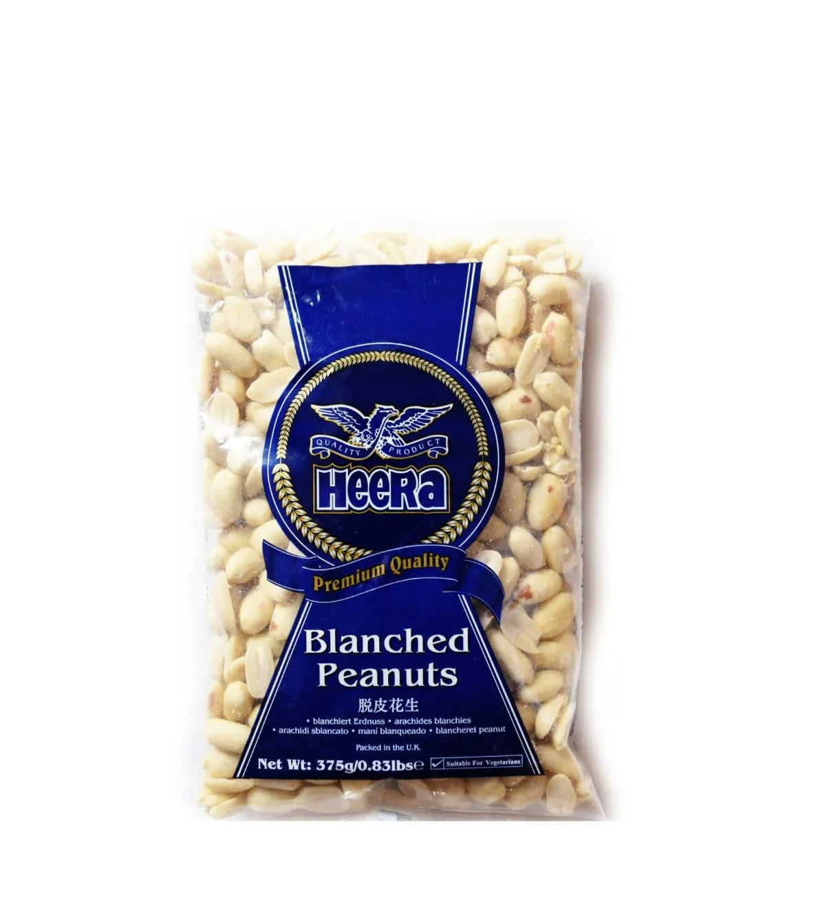 HEERA BLANCHED PEANUTS 375G - Kashmir Watan Foodstores