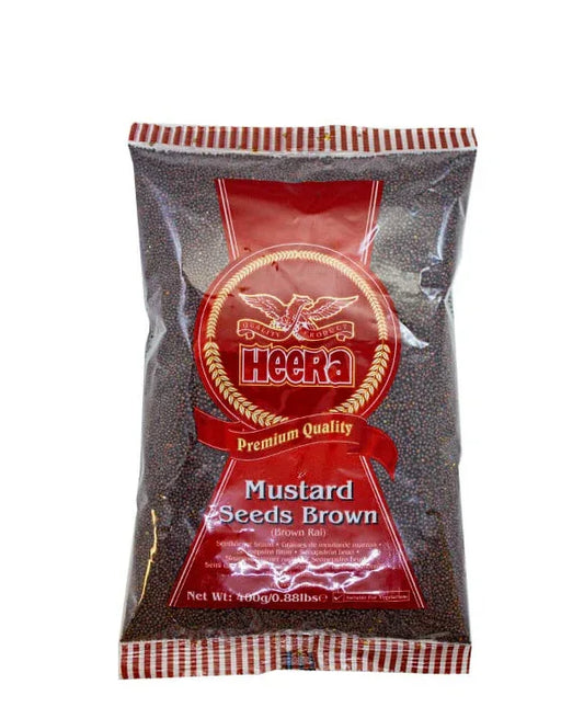 HEERA BROWN MUSTARD SEEDS 400G - Kashmir Watan Foodstores
