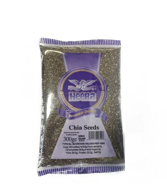 HEERA CHIA SEEDS 300G - Kashmir Watan Foodstores